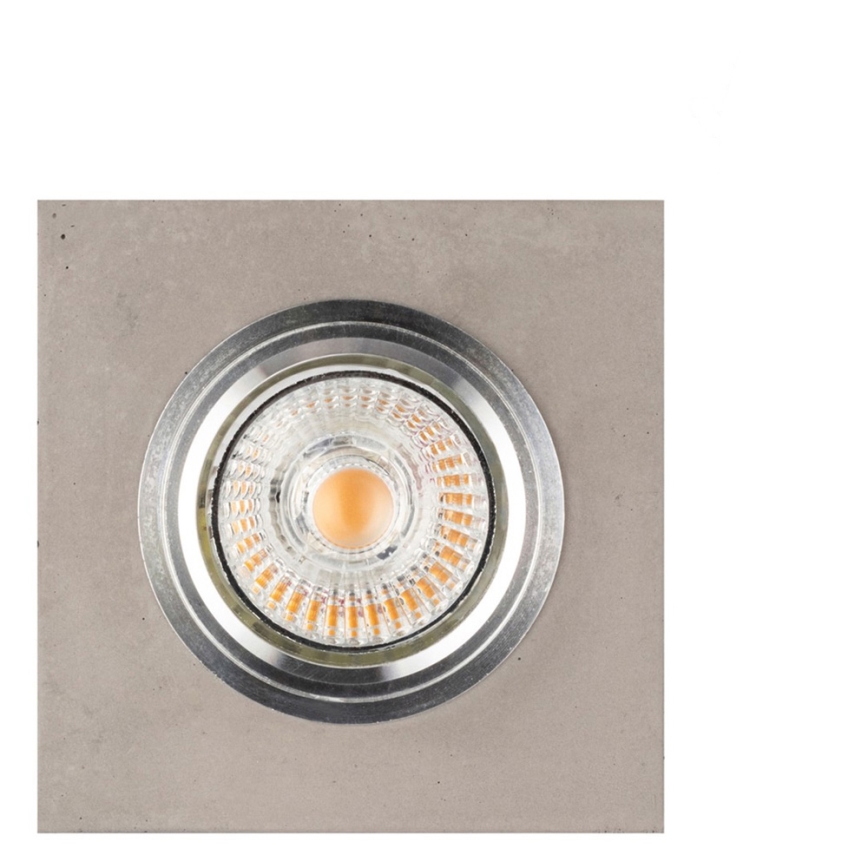 LED indbygningsspot VITAR 1xGU10/5W/230V CRI 90 beton