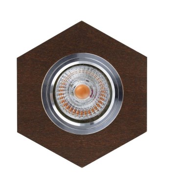 LED indbygningsspot VITAR 1xGU10/5W/230V CRI 90 bøg