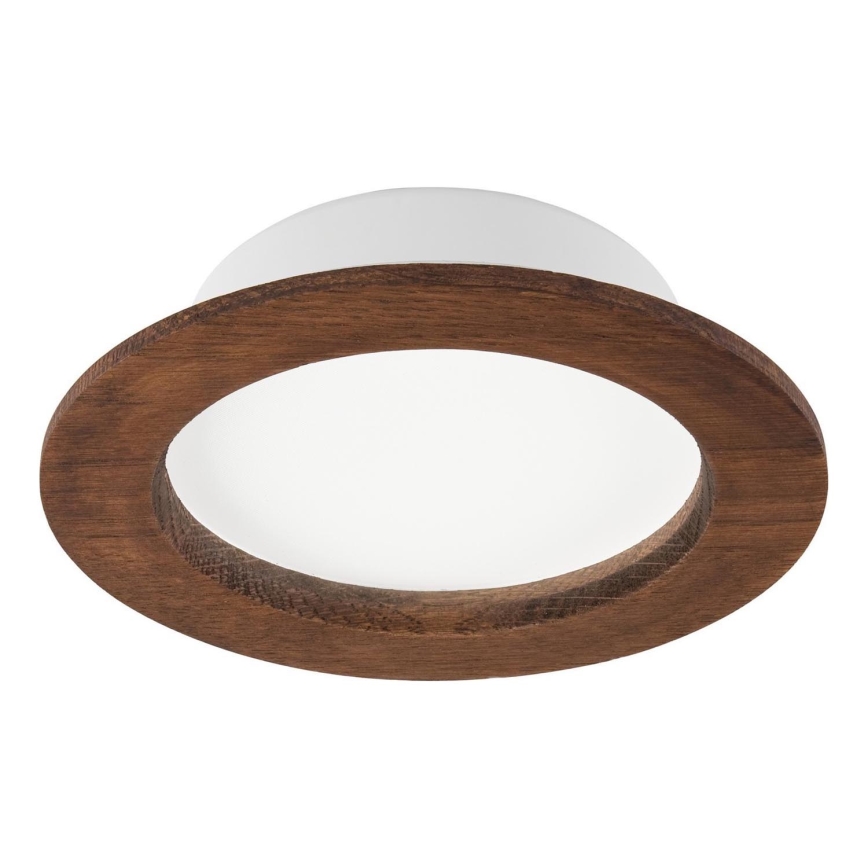 LED Indbygningsspot WOODY SPOT LED/12,5W/230V 4000K kirsebær ? 16 cm