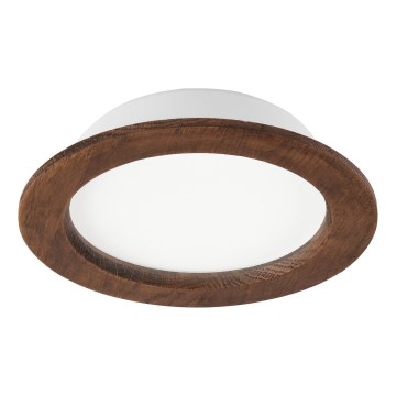 LED indbygningsspot WOODY SPOT LED/16,5W/230V 4000K kirsebær ? 18,5 cm