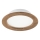 LED Indbygningsspot WOODY SPOT LED/16,5W/230V 4000K valnød Ø 18,5 cm
