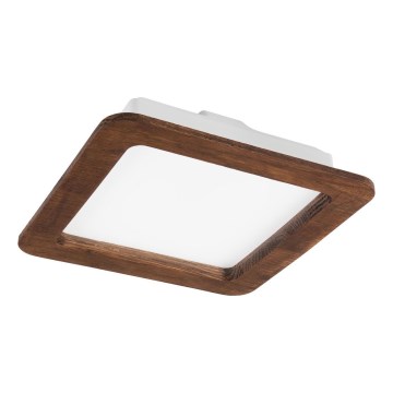 LED Indbygningsspot WOODY SPOT LED/17W/230V 3000K kirsebær 18,5x18,5 cm