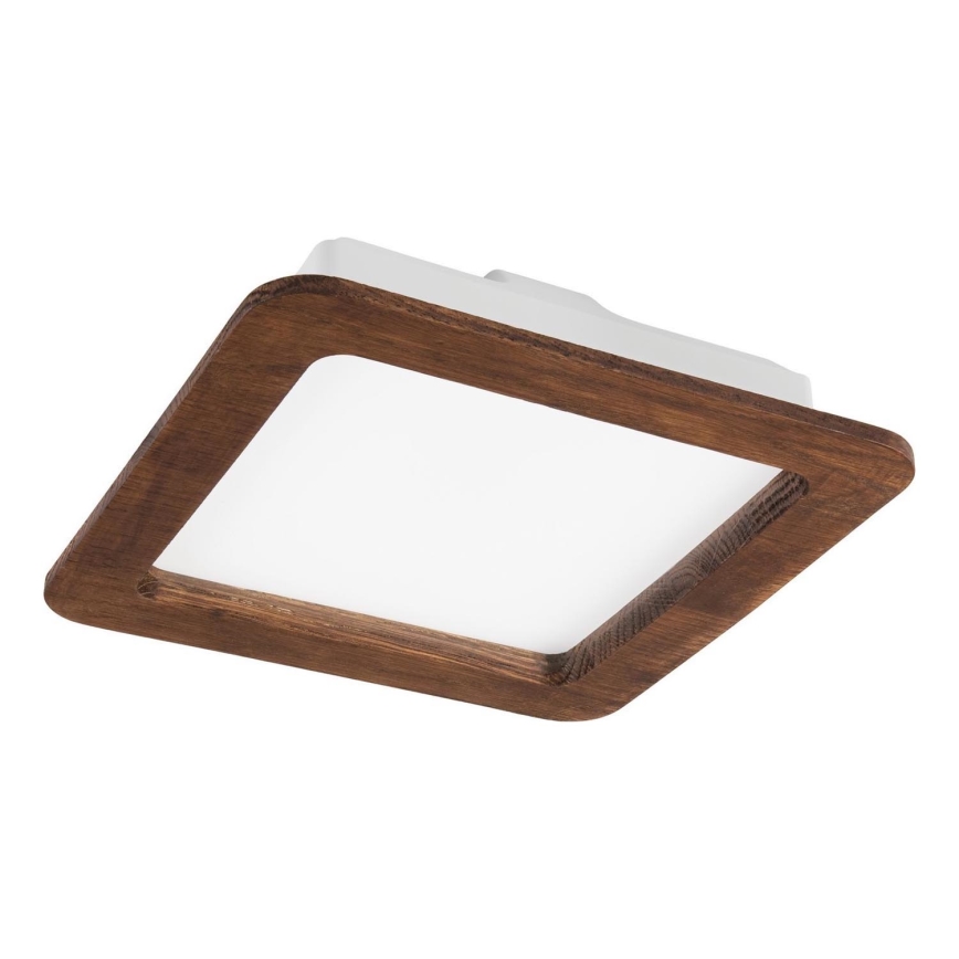 LED Indbygningsspot WOODY SPOT LED/17W/230V 3000K kirsebær 18,5x18,5 cm
