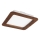 LED Indbygningsspot WOODY SPOT LED/17W/230V 3000K kirsebær 18,5x18,5 cm