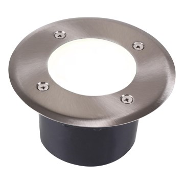 LED indkørselslampe MIVO LED/3W/230V diameter 12 cm IP67 mat krom