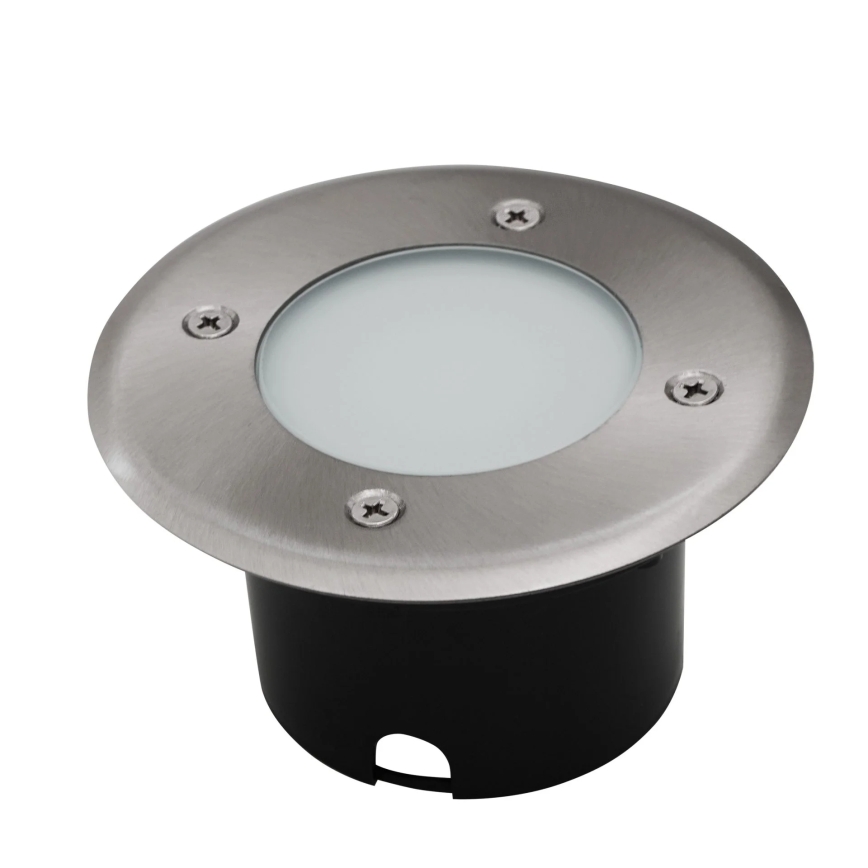 LED indkørselslampe MIVO LED/3W/230V diameter 12 cm IP67 mat krom