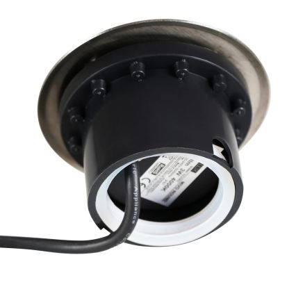 LED indkørselslampe MIVO LED/3W/230V diameter 12 cm IP67 mat krom