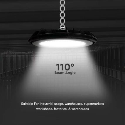 LED Industrielt armatur High Bay LED/200W/230V 6500K IP65