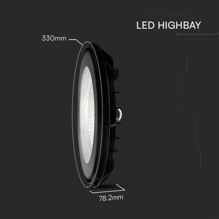 LED Industrielt armatur High Bay LED/200W/230V 6500K IP65