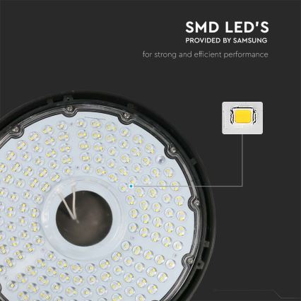 LED industrilampe High Bay LED/100W/230V 4000K IP65