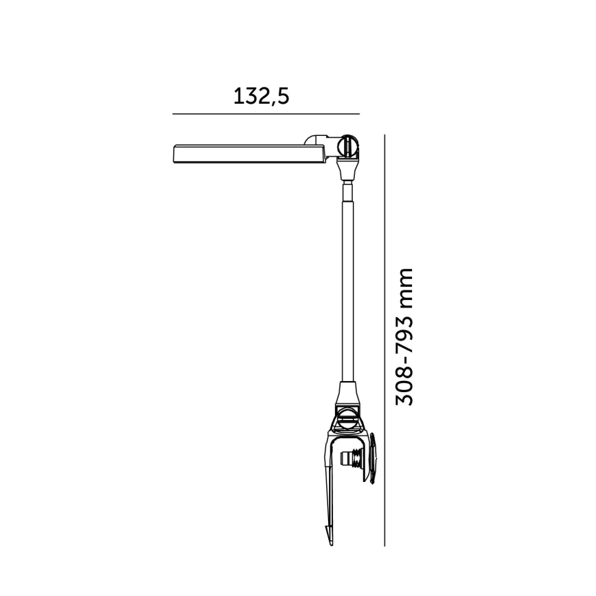 LED Interiørlampe til planter LED/10W/5V 3200K