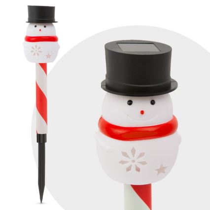 LED julesolcellelampe LED/1,2V IP44 snemand 200 mAh