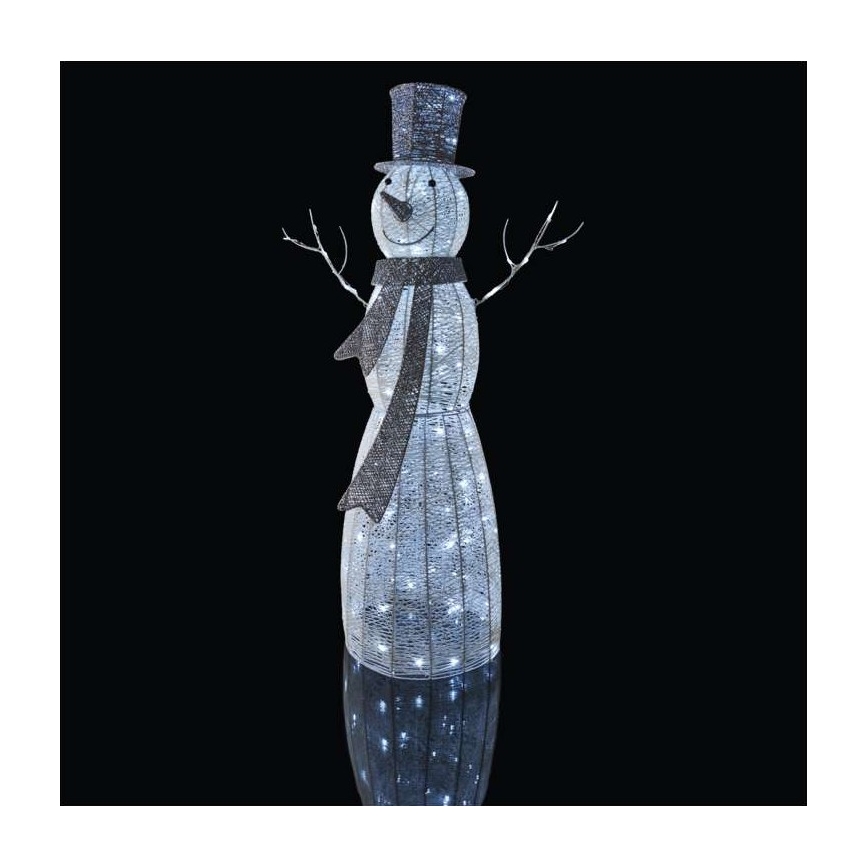 LED juledekoration 120xLED/2,8W/230V 124 cm snemand