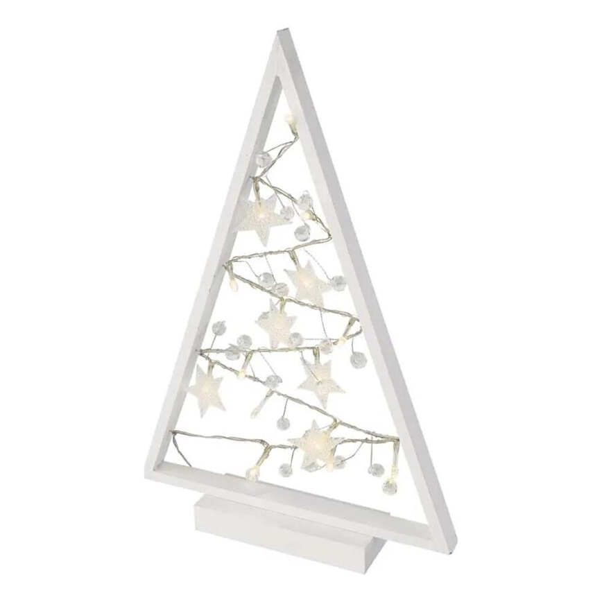 LED Juledekoration 15xLED/2xAA juletræ