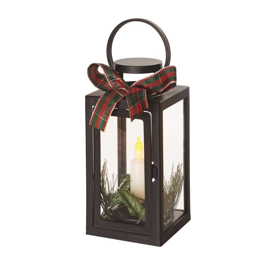 LED juledekoration 1xLED/3xAAA sort