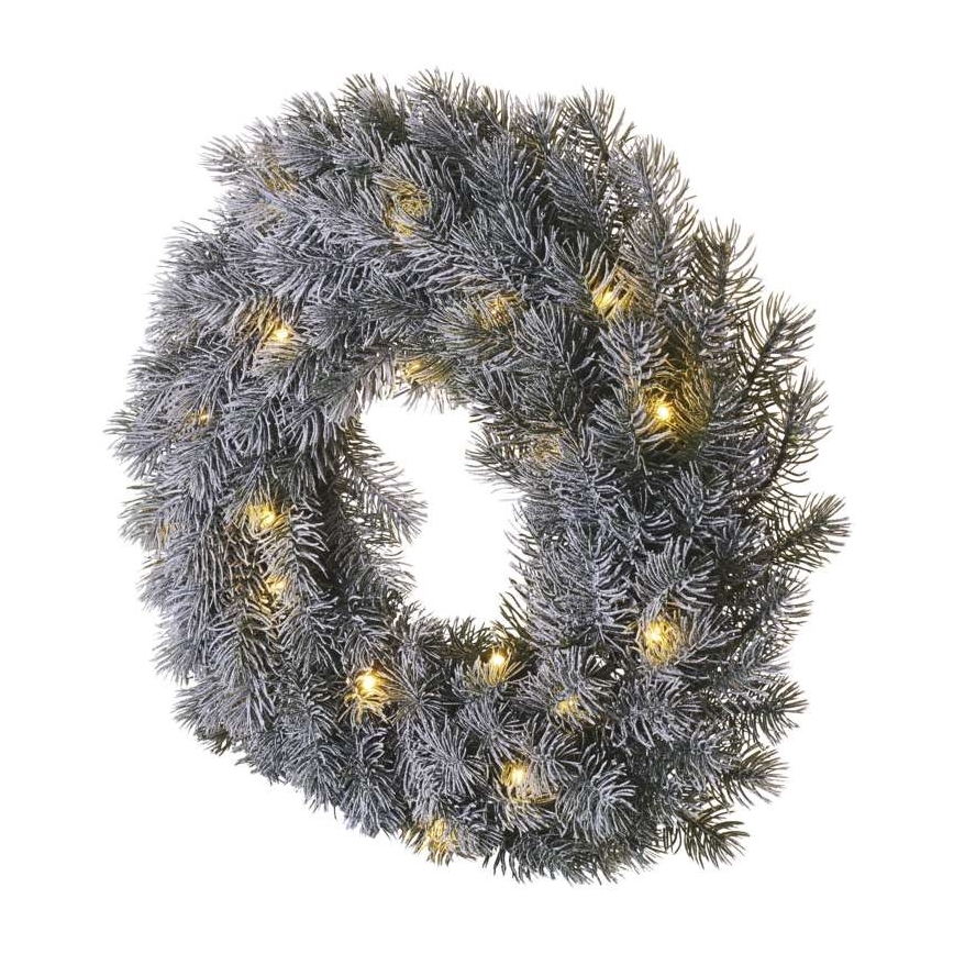 LED juledekoration 20xLED/2xAA diam. 40 cm