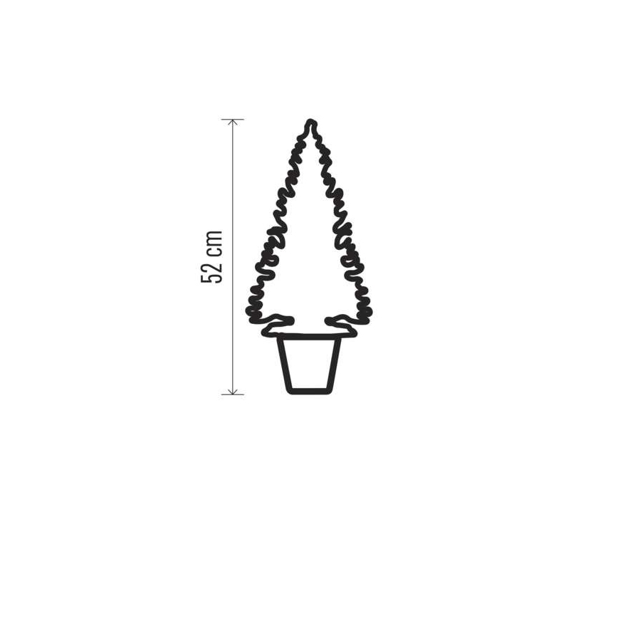 LED juledekoration 20xLED/3xAA