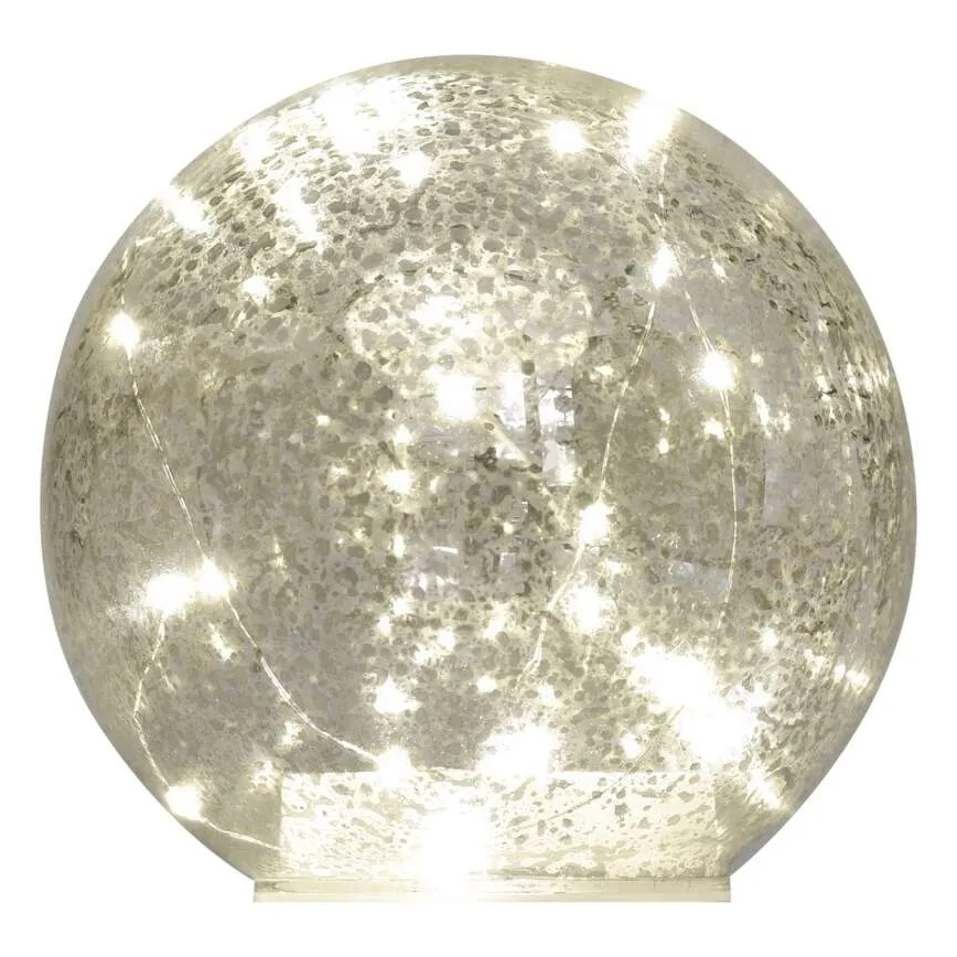 LED-juledekoration 20xLED/3xAA kugle Ø 15 cm