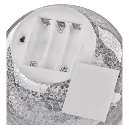 LED-juledekoration 20xLED/3xAA kugle Ø 15 cm