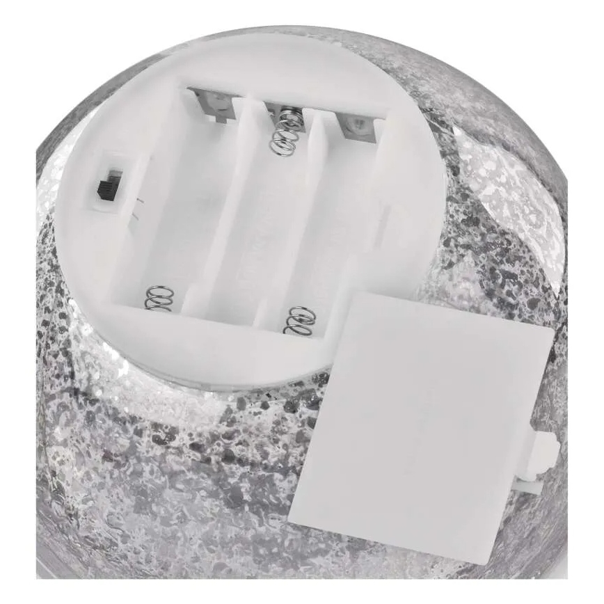 LED-juledekoration 20xLED/3xAA kugle Ø 15 cm