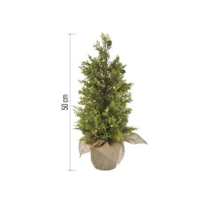 LED juledekoration 30xLED/3xAA IP44