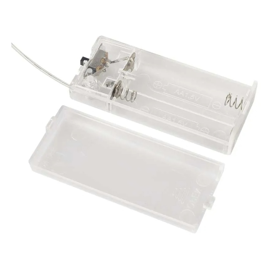 LED juledekoration 35xLED/2xAA juletræ