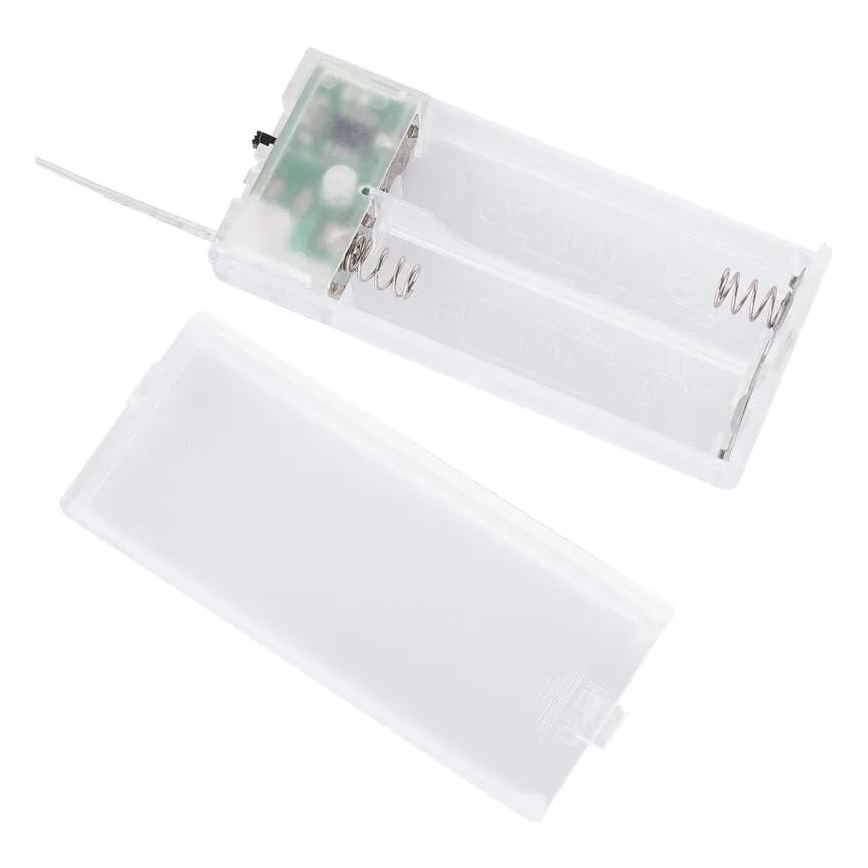 LED juledekoration 40xLED/2xAA varm hvid by