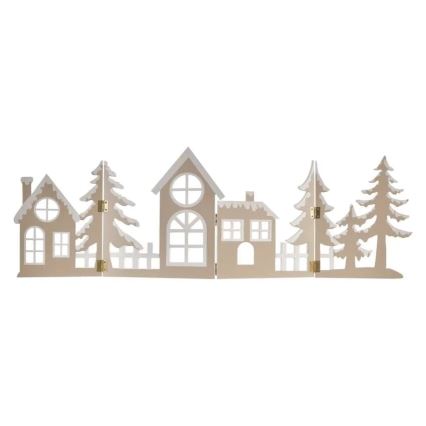 LED juledekoration 40xLED/2xAA varm hvid by