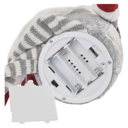 LED juledekoration 4xLED/3xAA alf