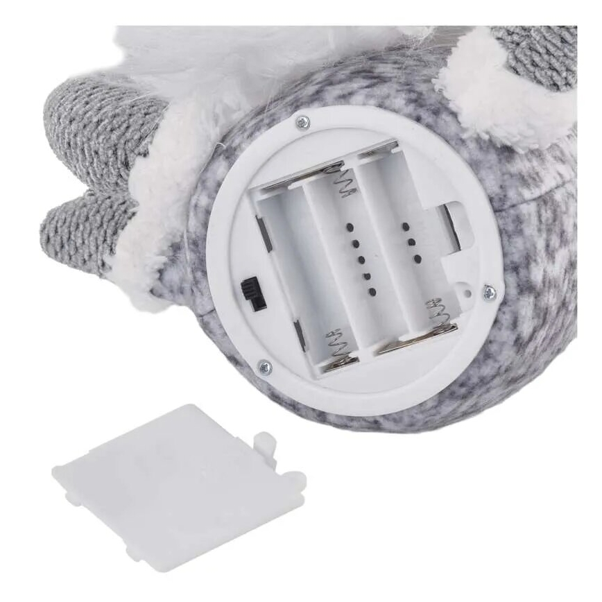 LED juledekoration 4xLED/3xAA nisse