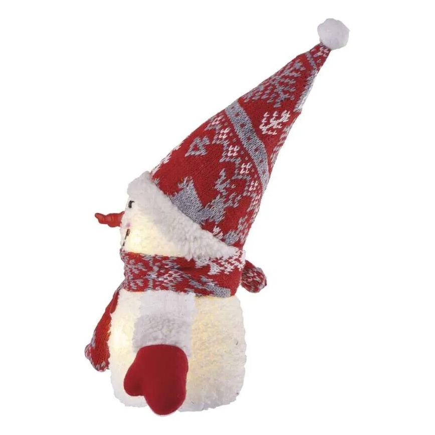 LED juledekoration 4xLED/3xAAA snemand