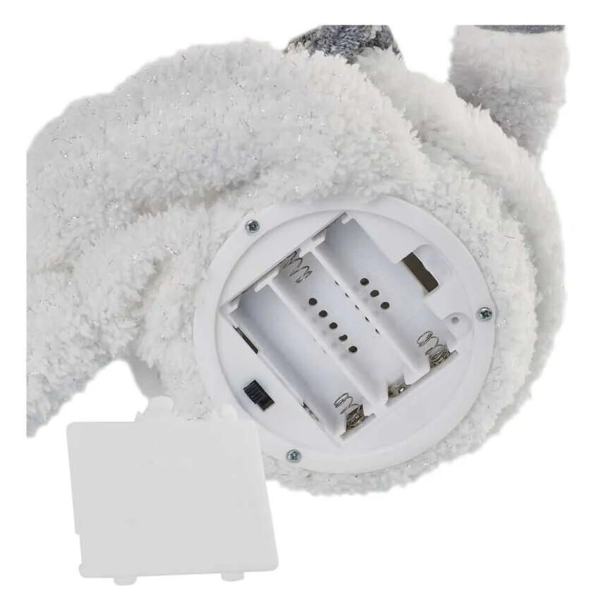 LED juledekoration 6xLED/3xAA snemand