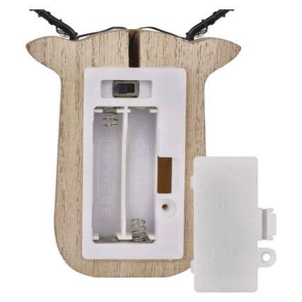 LED juledekoration 8xLED/2xAAA rensdyr