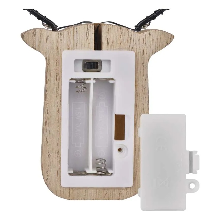 LED juledekoration 8xLED/2xAAA rensdyr