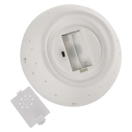 LED Juledekoration LED/0,4W/2xAA keramisk engel