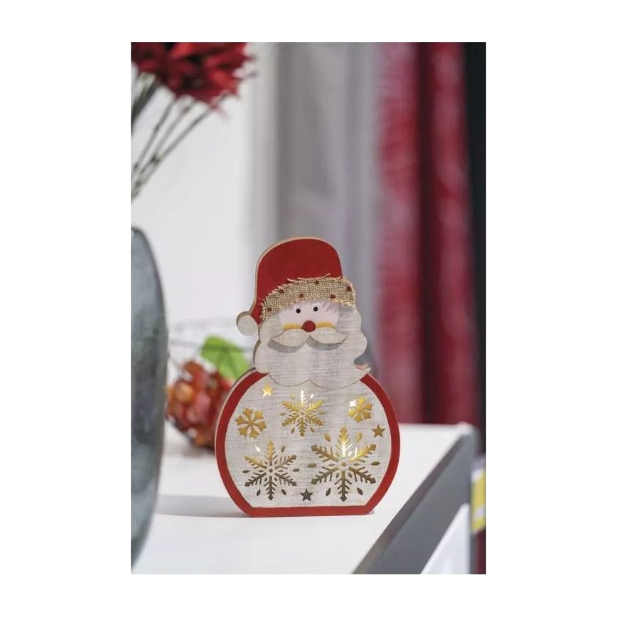 LED juledekoration LED/2xAAA Santa