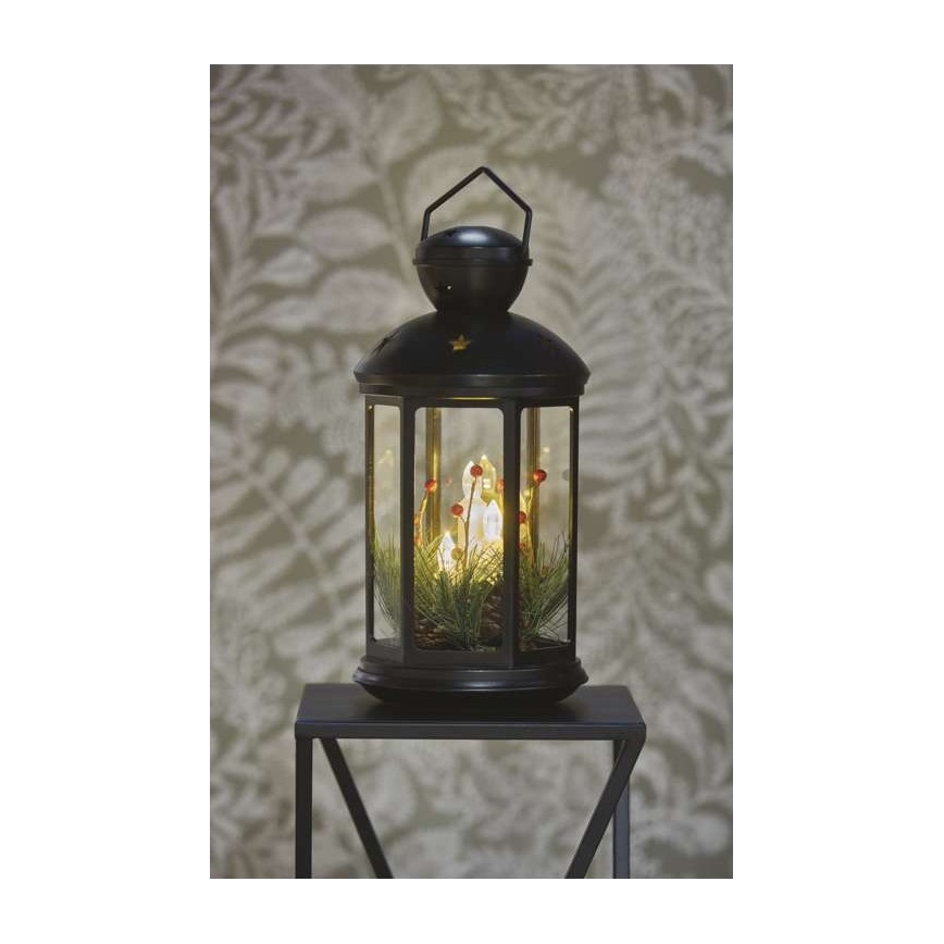 LED juledekoration LED/3xAAA sort