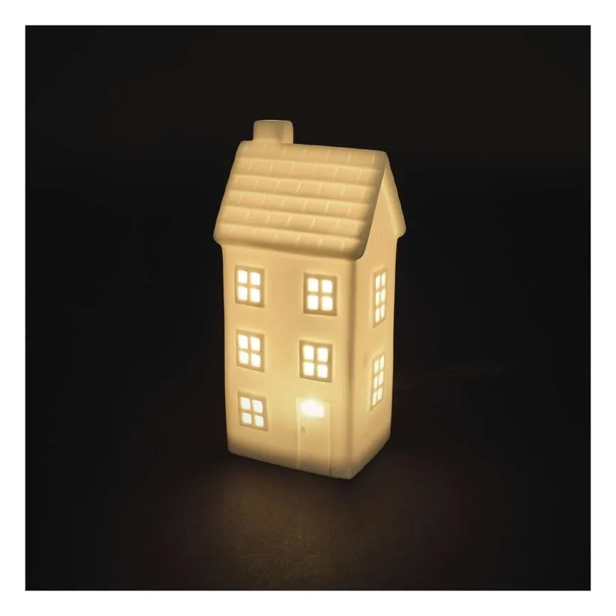 LED juledekoration LED/CR2032 hus