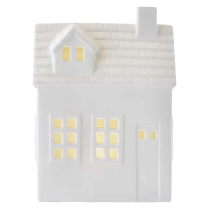 LED juledekoration LED/CR2032 hus