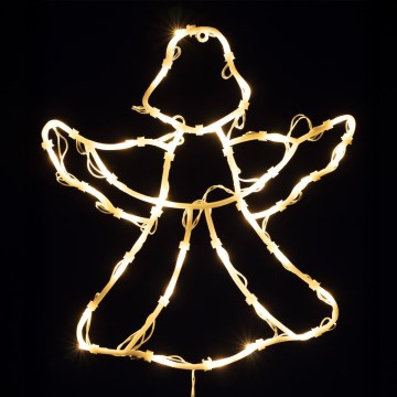 LED juledekoration til vindue 35xLED/230V IP44 engel varm hvid