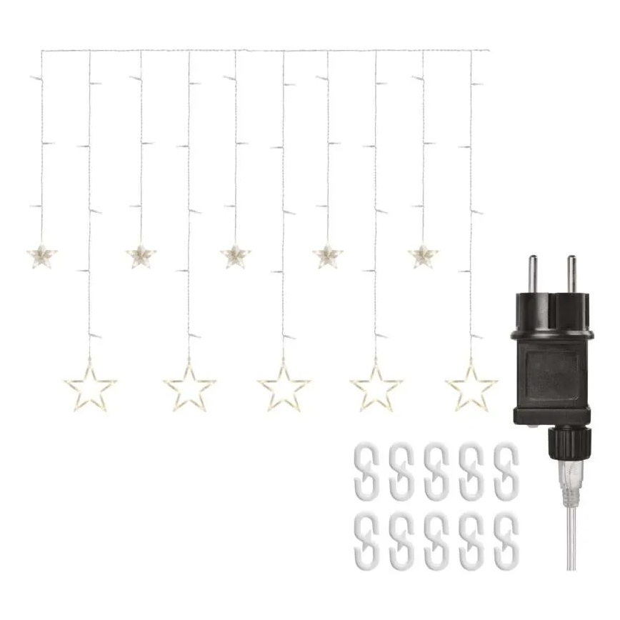 LED julegardin 115xLED/1,35W 6,85x1,05 m varm hvid