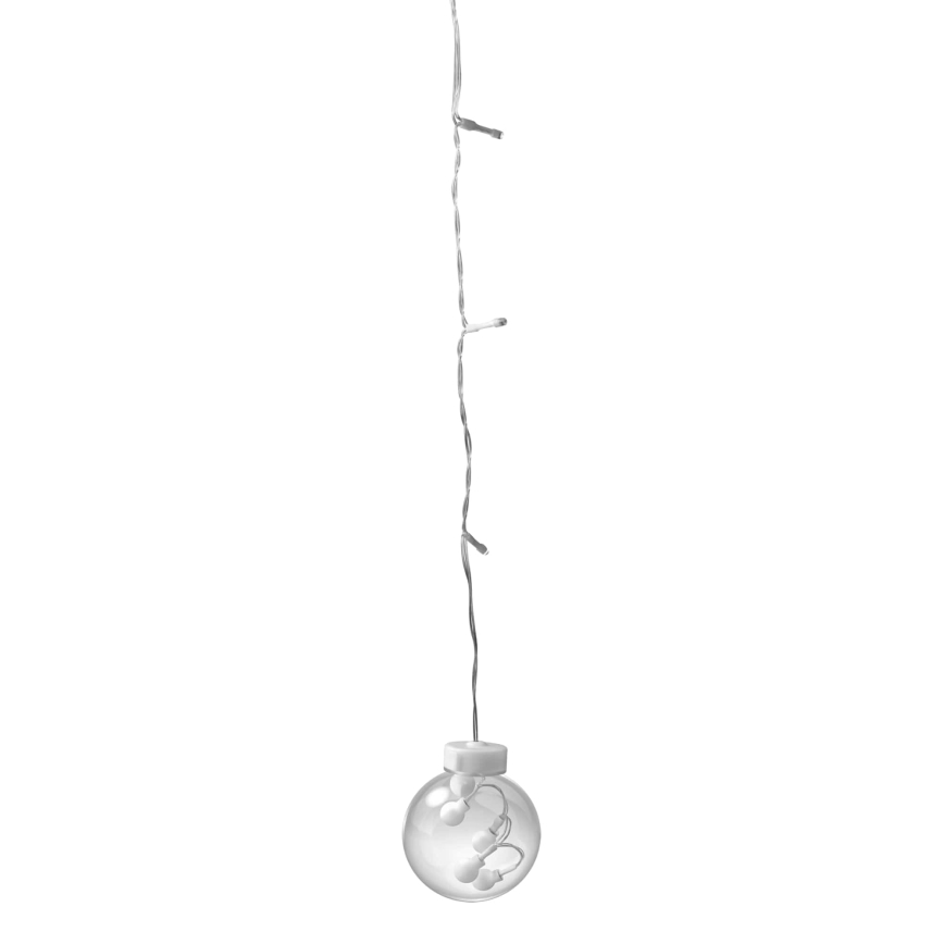 LED Julegardin WISH BALLS 108xLED/8 funktioner 4,5 m varm hvid