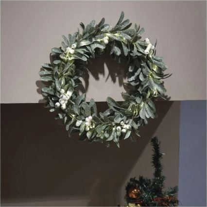 LED-julekrans 25xLED/3xAA Ø 35 cm