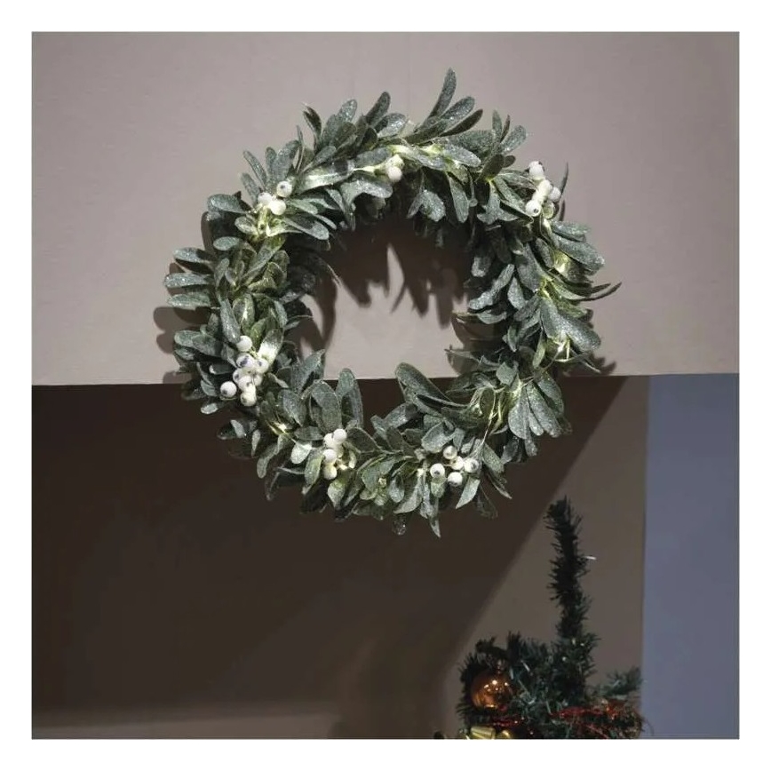 LED-julekrans 25xLED/3xAA Ø 35 cm