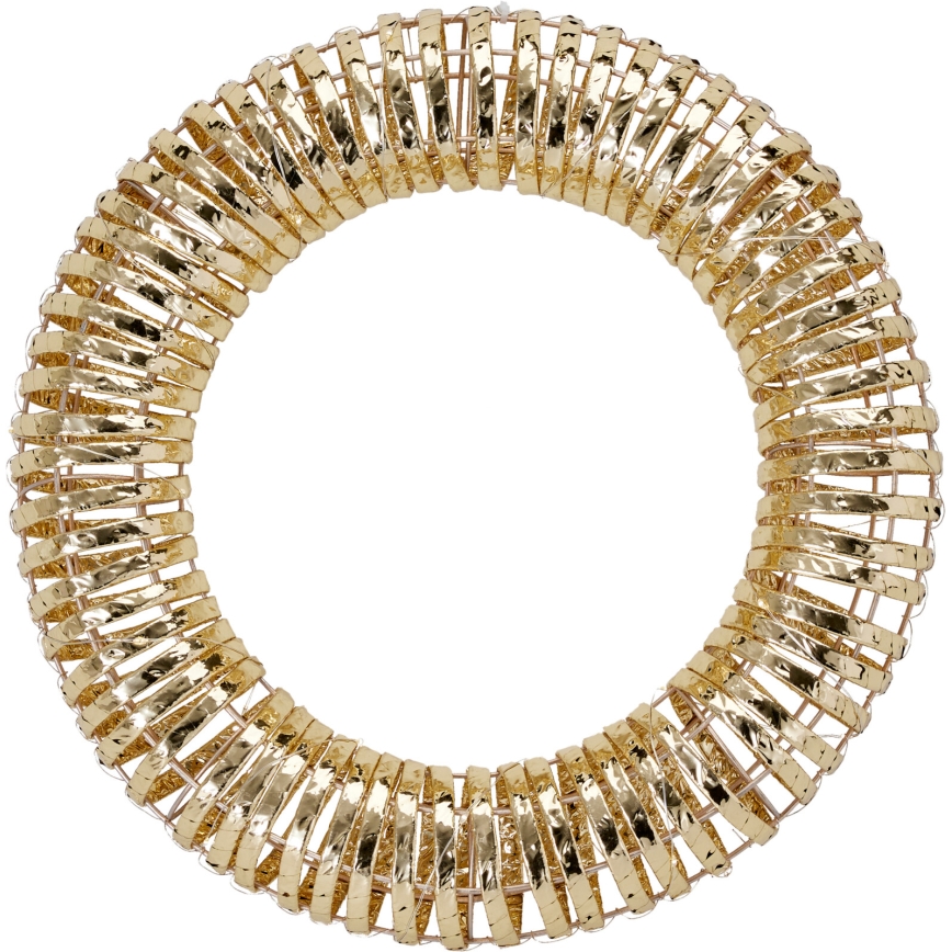 LED julekrans 30xLED/3xAA Ø 40 cm varm hvid, guld