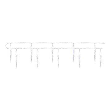 LED julekæde 10xLED/2xAA 1,65 m