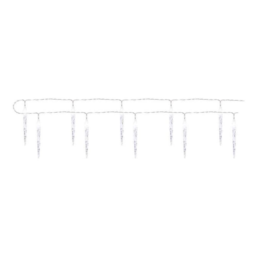 LED julekæde 10xLED/2xAA 1,65 m