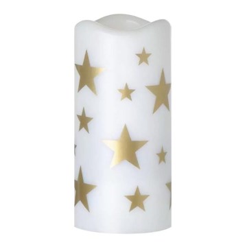 LED julelys LED/3xAAA stjernedesign varmt hvidt lys