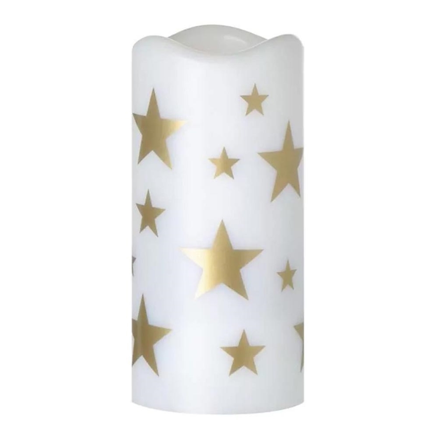 LED julelys LED/3xAAA stjernedesign varmt hvidt lys