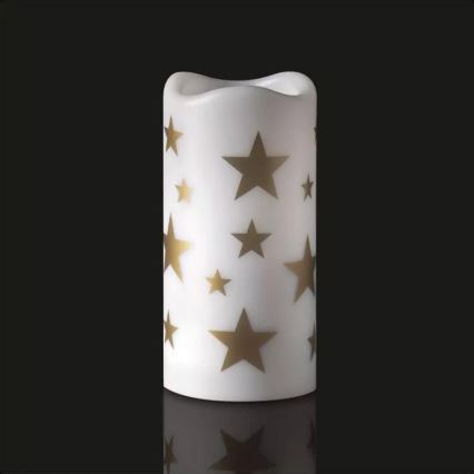 LED julelys LED/3xAAA stjernedesign varmt hvidt lys